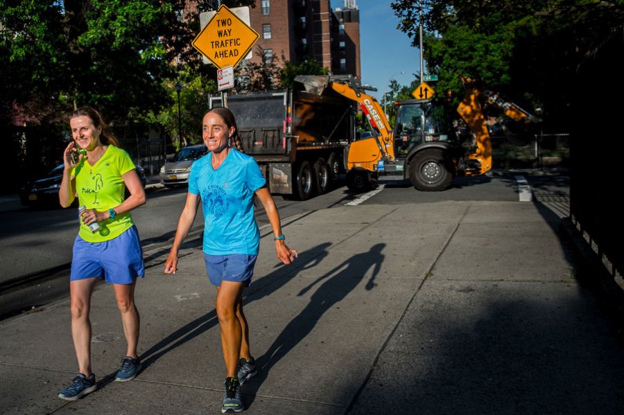 Harita Davies, the 1st place woman, and the urban environment of the race