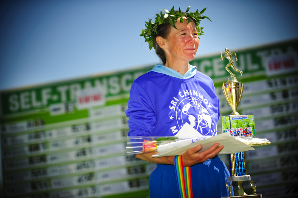 Dipali Cunningham at the 2010 Self-Transcendence 6 Day Race Awards Ceremony